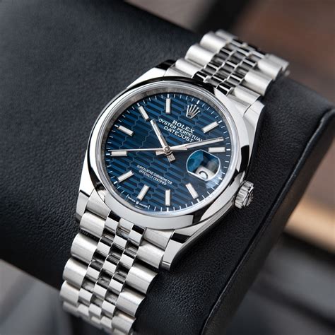 blue rolex datejust 36|Rolex 2022 release Datejust 36.